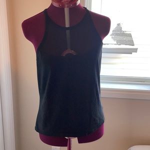YOINS basic black tank sz XL